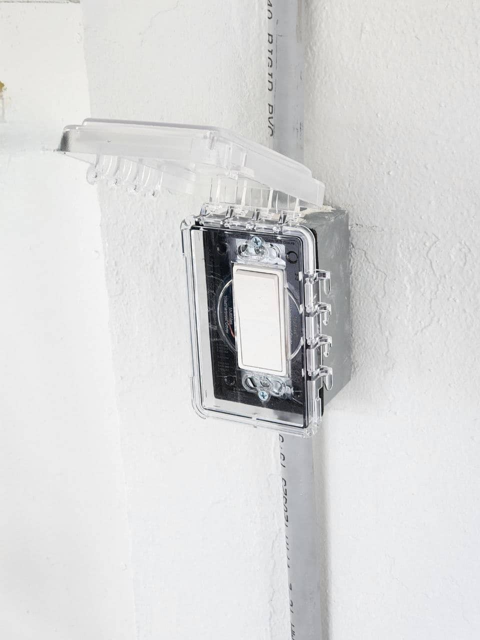 Outlet and switch installation